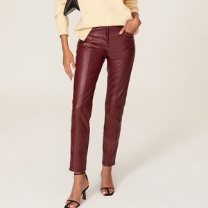 Milly Rue Faux Leather Pants